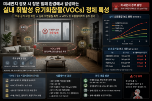 미세먼지 경보 시 창문 밀폐 환경에서 발생하는 실내 휘발성 유기화합물(VOCs) 정체 특성